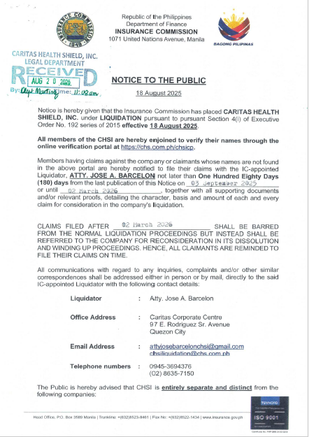 CHSI Document Page 1